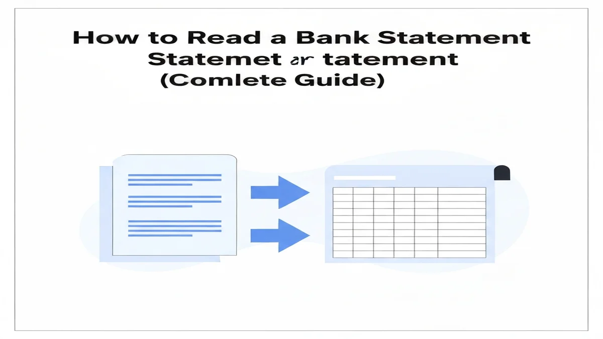 How to Read a Bank Statement: Your Complete Guide to Financi