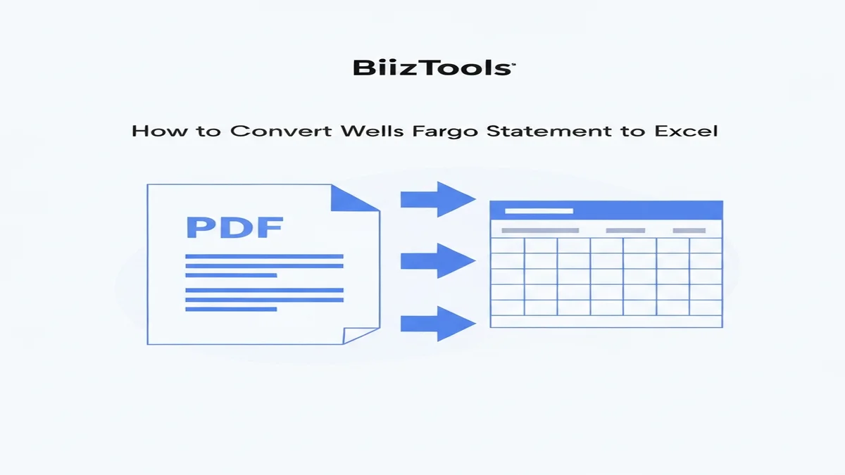 How to Convert Wells Fargo Statement to Excel - illustration 2