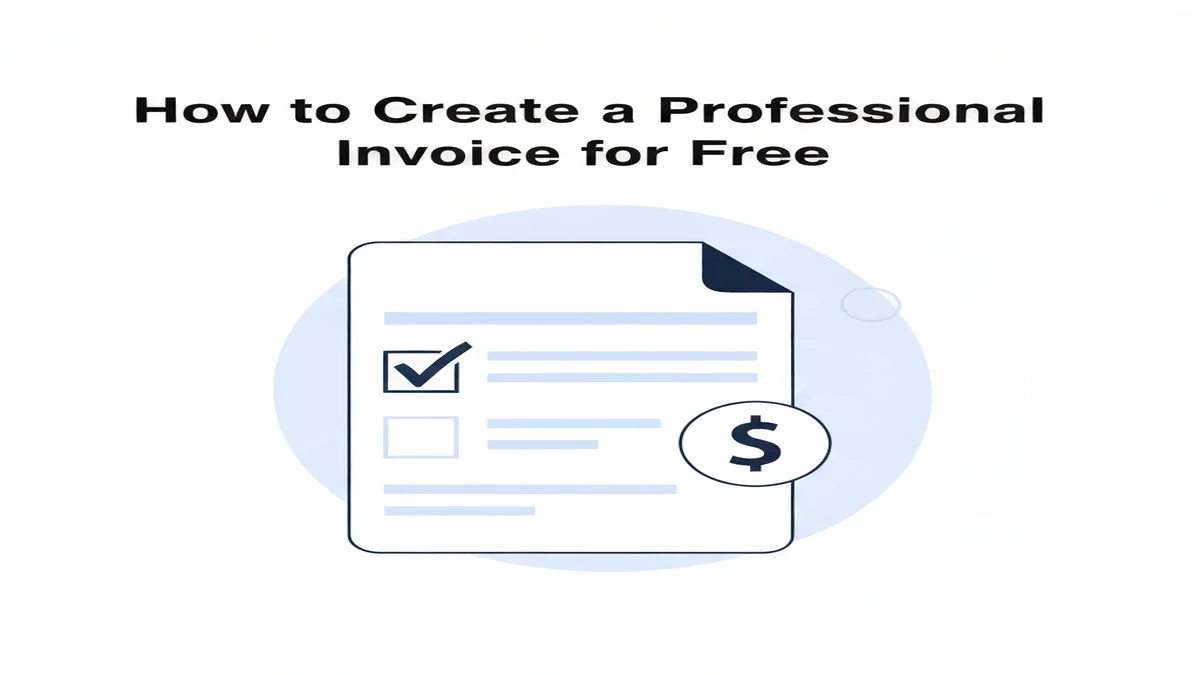 Create Professional Invoice Free: Get Paid Faster